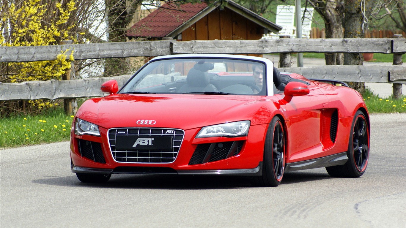 ABT 아우디 R8 스파이더 - 2010의 HD 벽지 #11 - 1366x768