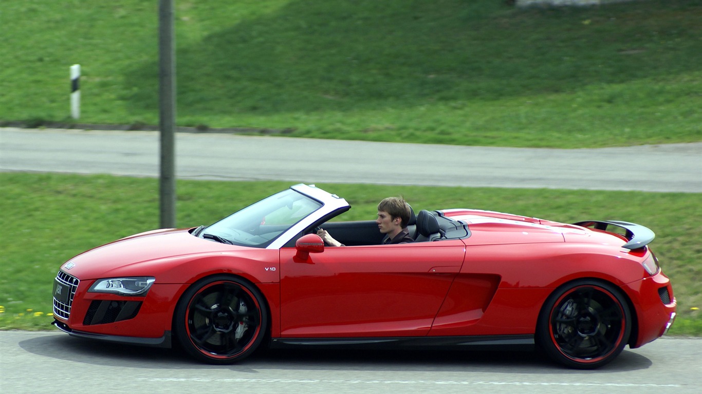ABT Audi R8 Spyder - 2010 HD wallpaper #14 - 1366x768