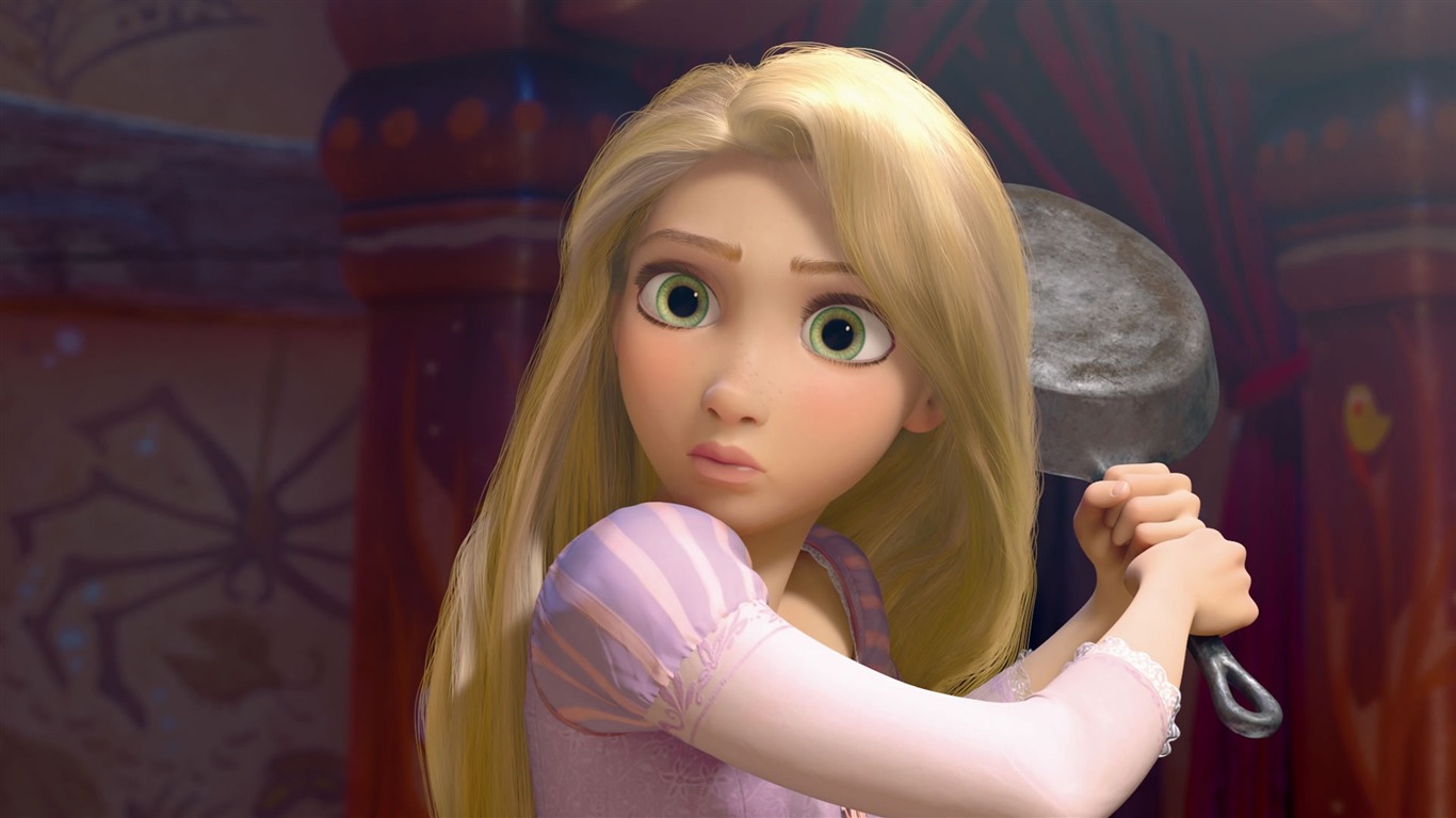 Tangled 長發公主 高清壁紙 #1 - 1366x768