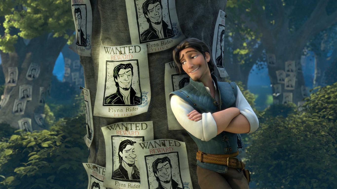 Tangled 長發公主 高清壁紙 #11 - 1366x768