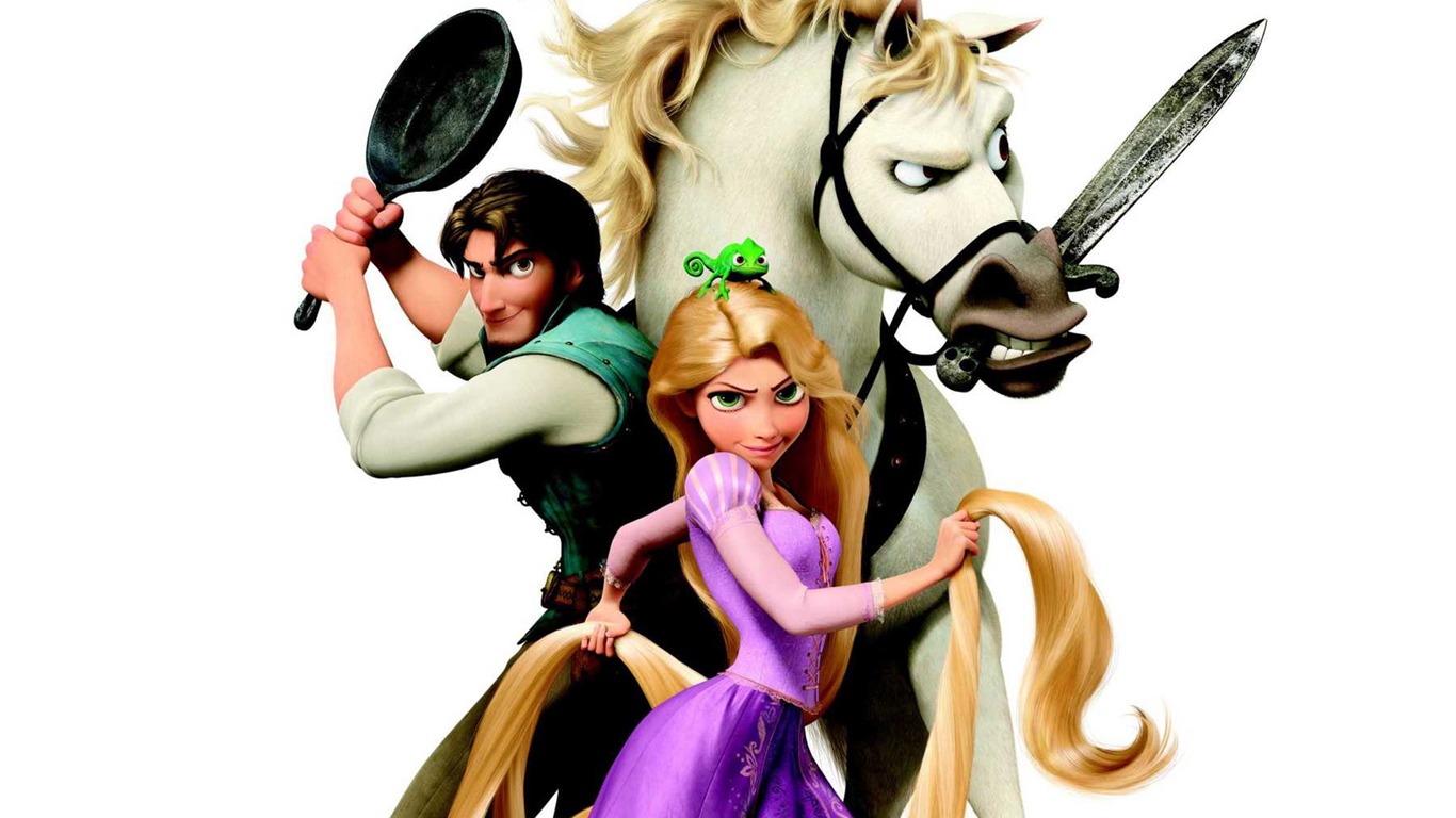 Tangled 長發公主 高清壁紙 #16 - 1366x768