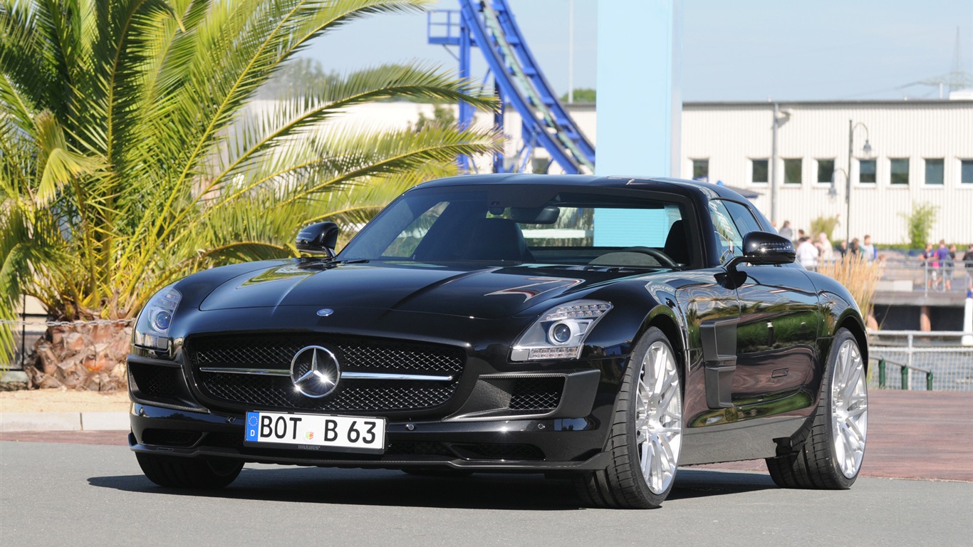 Brabus Mercedes-Benz SLS AMG - 2010 高清壁纸1 - 1366x768