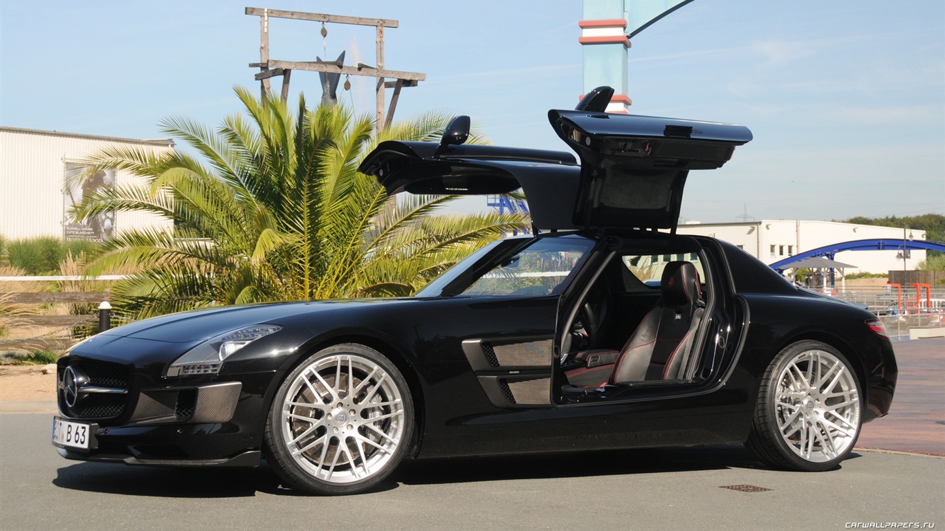 Brabus 벤츠 AMG 뒷좌석 SLS - 2010의 HD 벽지 #4 - 1366x768