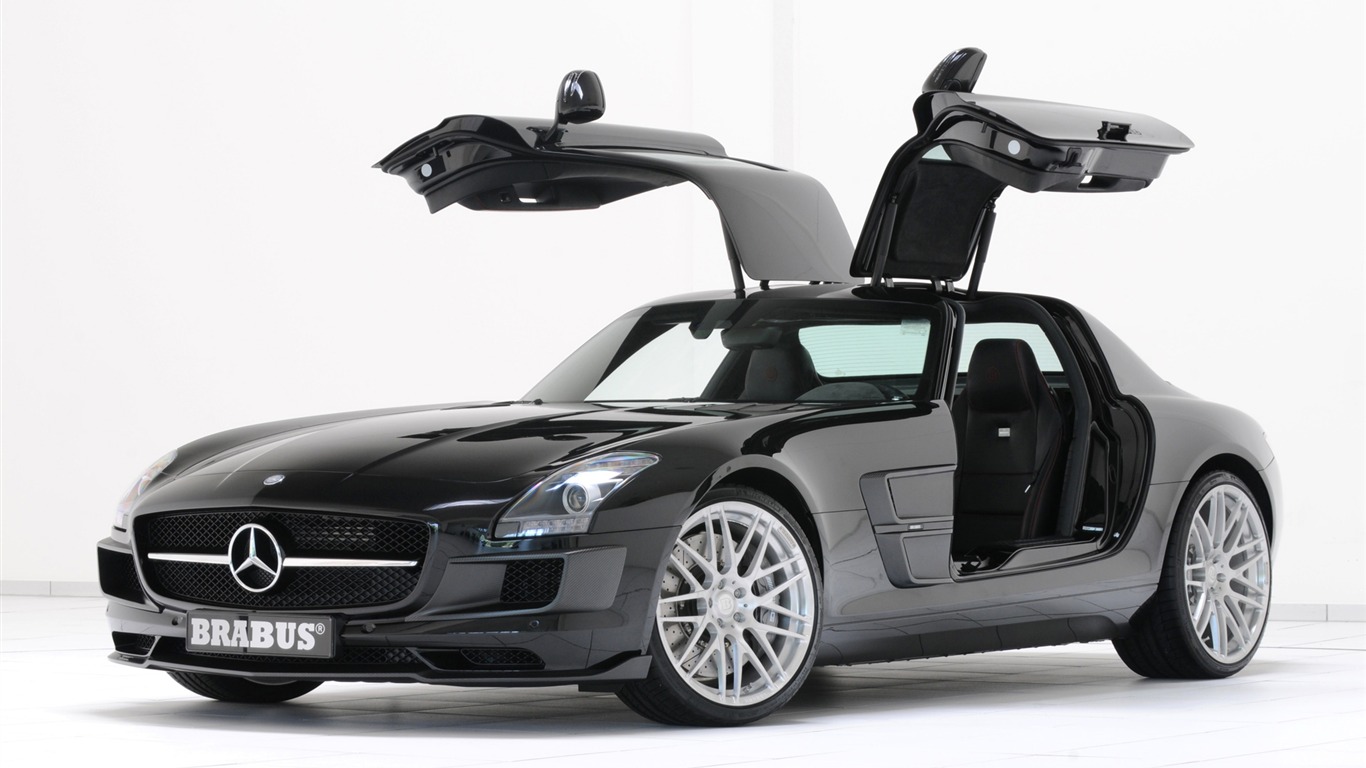 Brabus 벤츠 AMG 뒷좌석 SLS - 2010의 HD 벽지 #10 - 1366x768