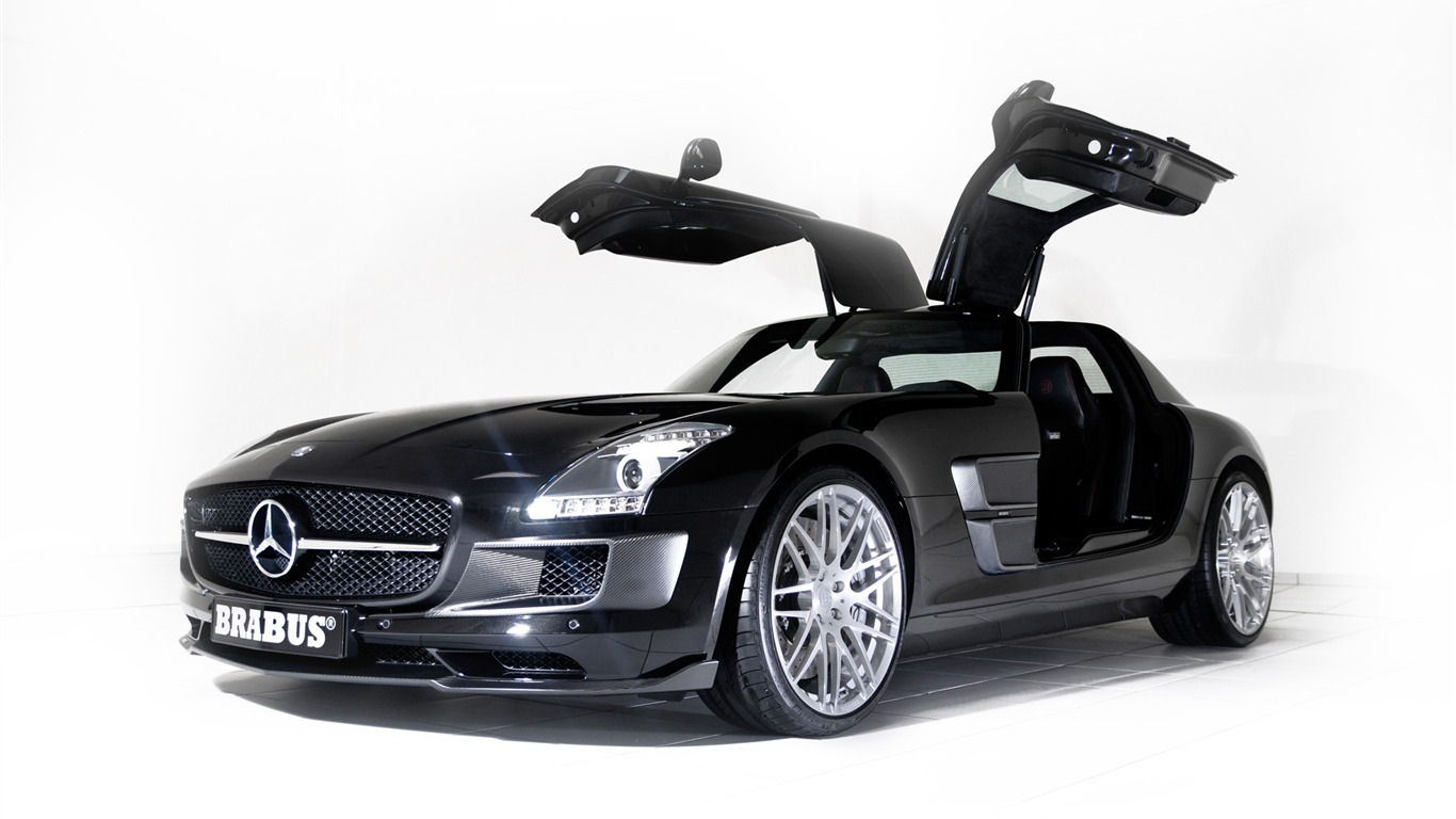 Brabus 벤츠 AMG 뒷좌석 SLS - 2010의 HD 벽지 #11 - 1366x768