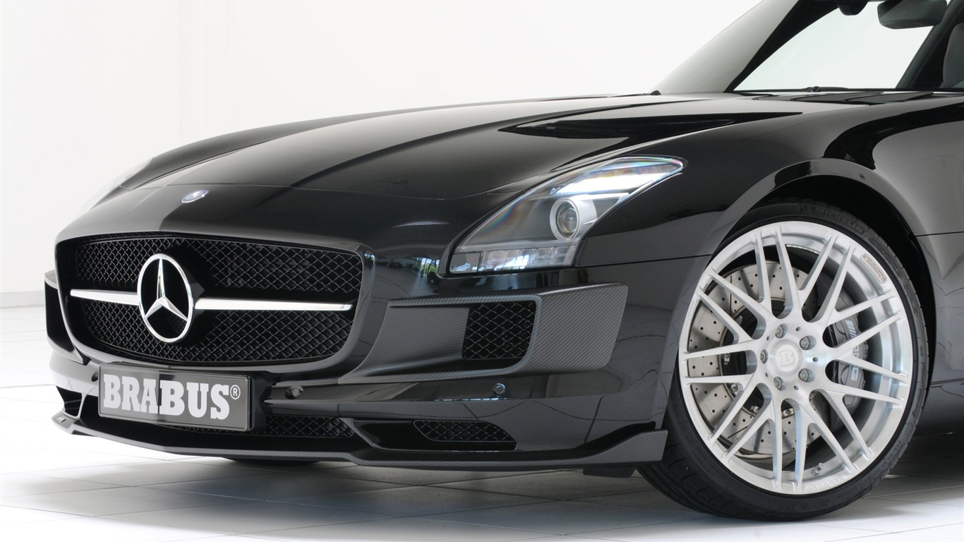 Brabus 벤츠 AMG 뒷좌석 SLS - 2010의 HD 벽지 #16 - 1366x768