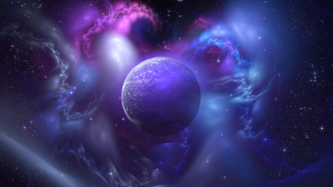 炫彩色彩背景 壁紙(22) #16 - 1366x768
