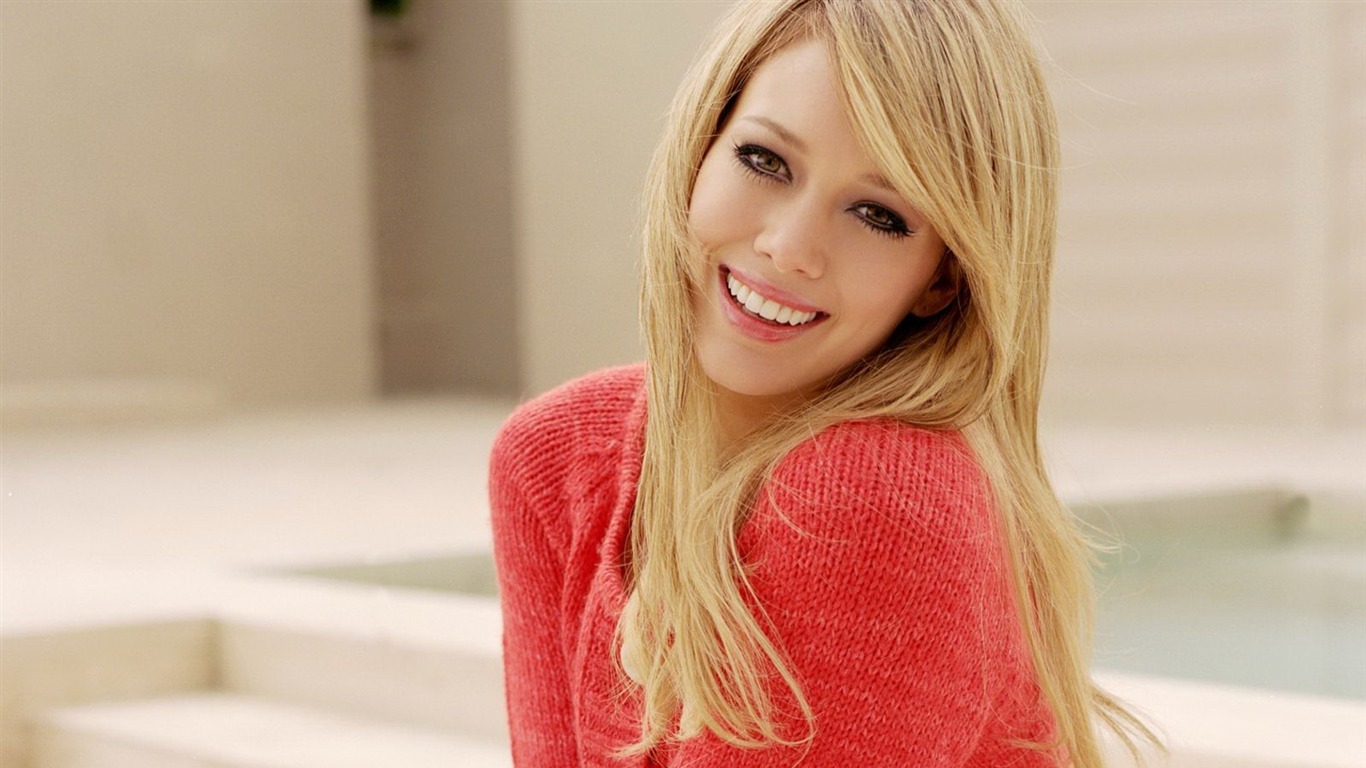 Hilary Duff krásnou tapetu (2) #15 - 1366x768