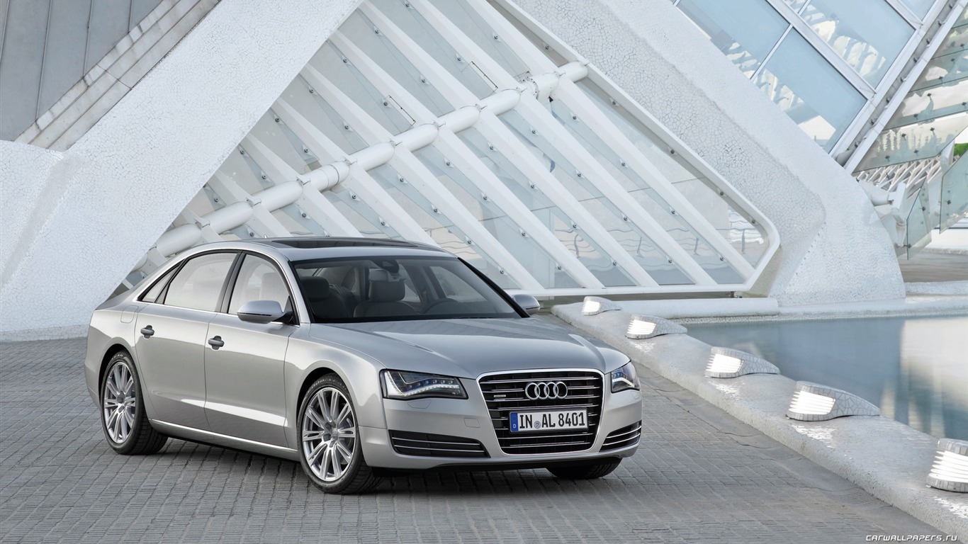 Audi A8 L 3,0 TFSI Quattro - 2010 HD tapetu #11 - 1366x768