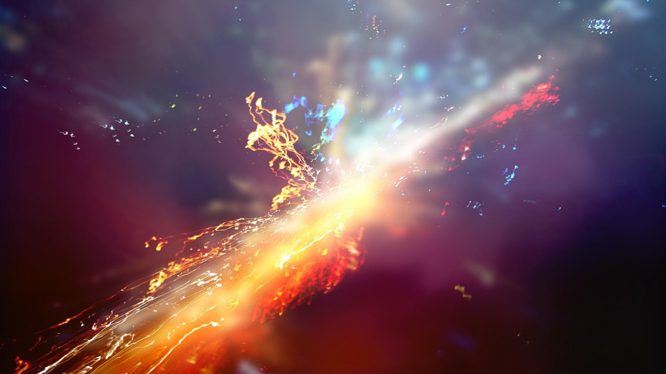 Jasné barvy pozadí tapetu (24) #18 - 1366x768