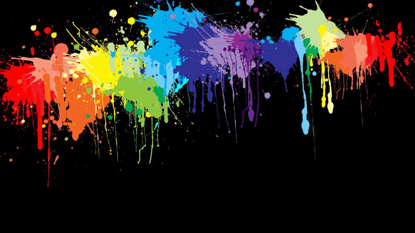 Bright color background wallpaper (25) #19 - 1366x768