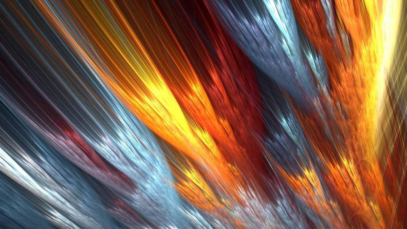 炫彩色彩背景 壁紙(27) #4 - 1366x768