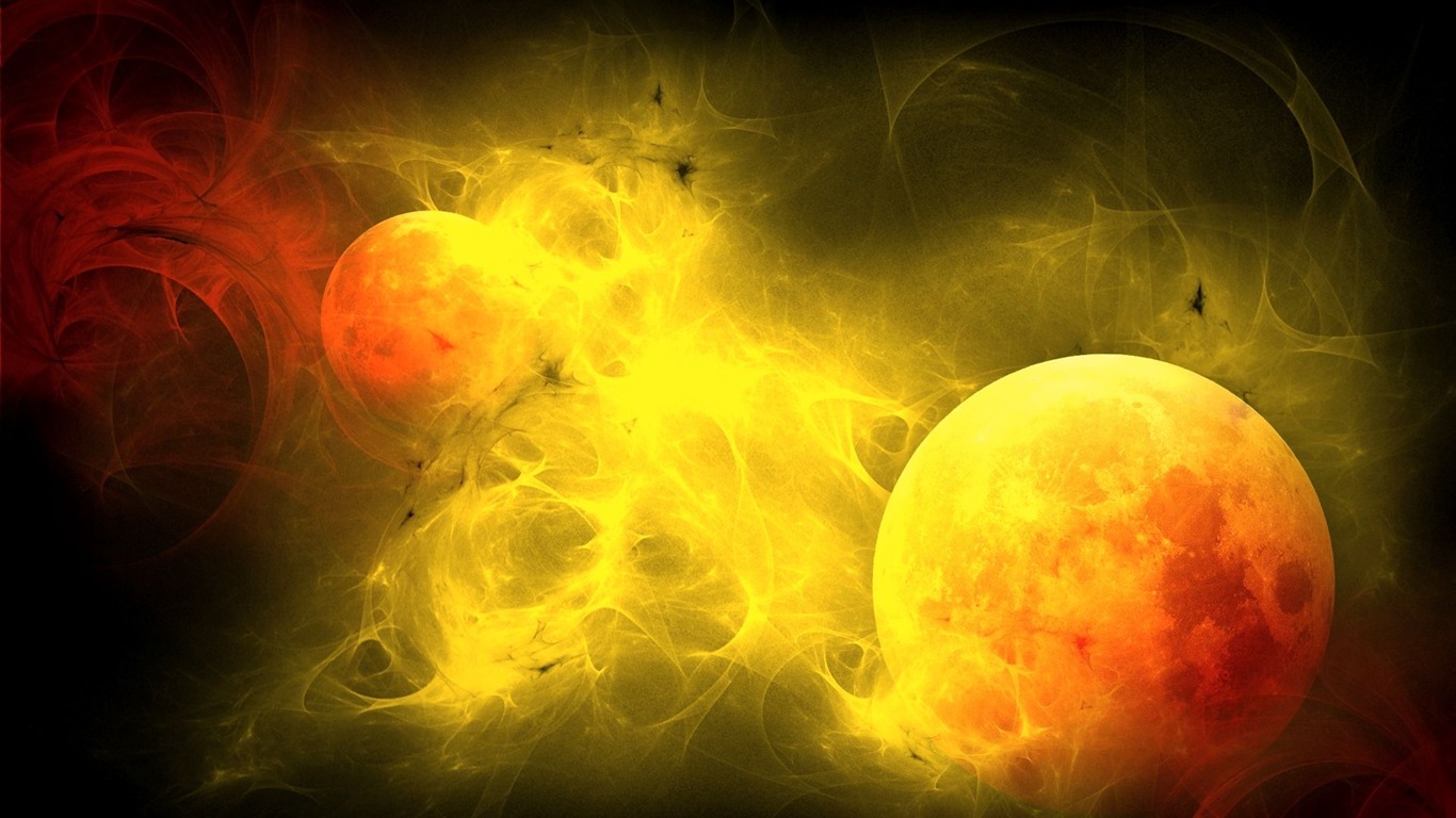 Jasné barvy pozadí tapetu (26) #17 - 1366x768