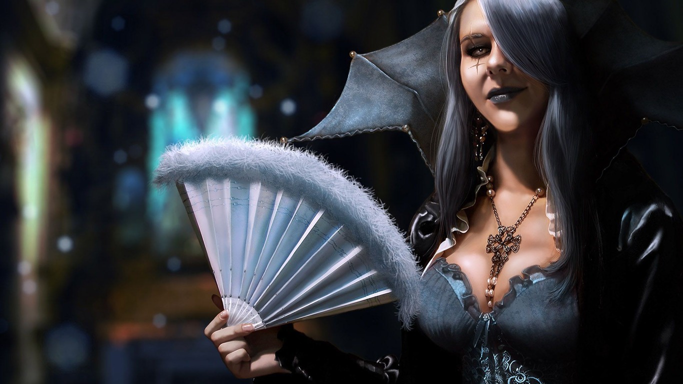 CG wallpapers beautiful game #20 - 1366x768