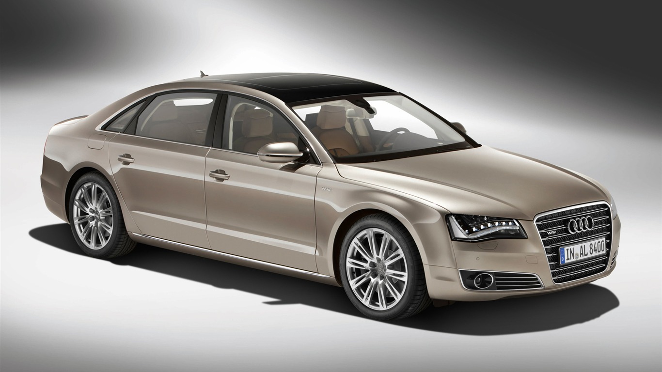 Audi A8 L W12 Quattro - 2010 HD tapetu #1 - 1366x768