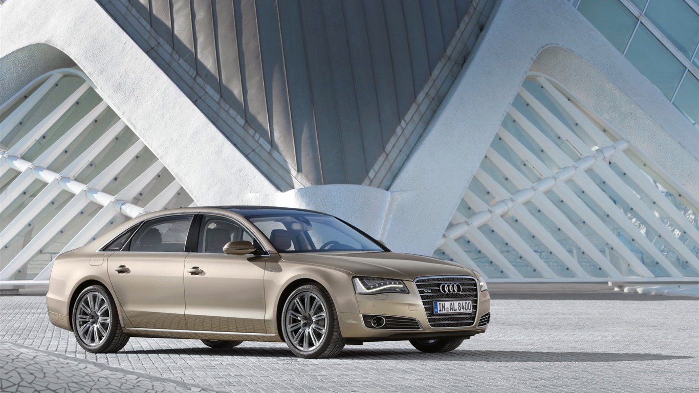 Audi A8 L W12 Quattro - 2010 HD tapetu #4 - 1366x768