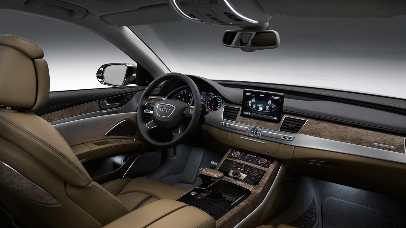 Audi A8 L W12 Quattro - 2010 HD tapetu #42 - 1366x768