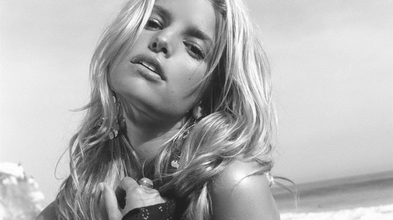 Jessica Simpson krásnou tapetu #27 - 1366x768