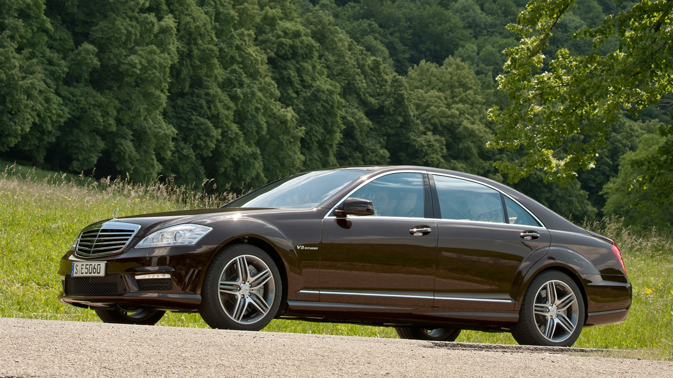 Mercedes-Benz S63 AMG - 2010 fonds d'écran HD #14 - 1366x768