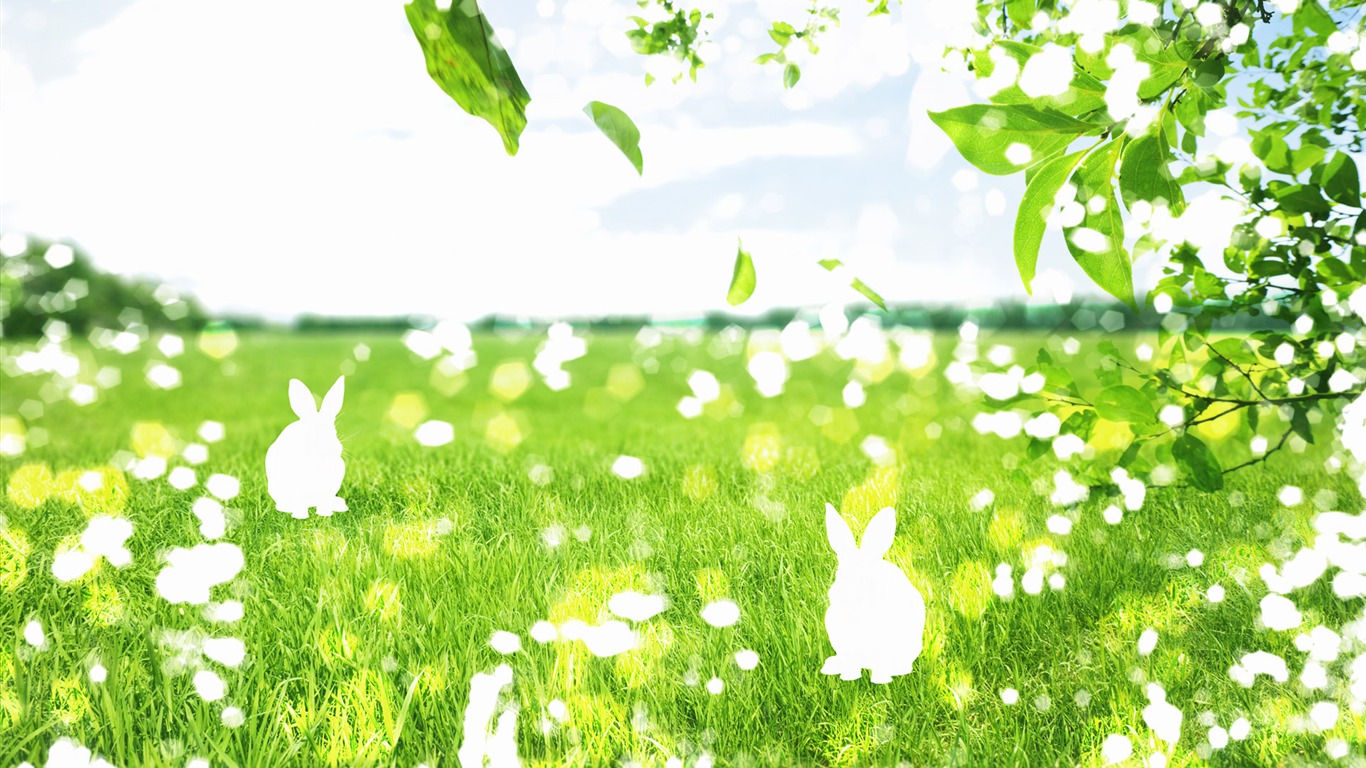 Zelená a přírodní Wallpaper (2) #9 - 1366x768