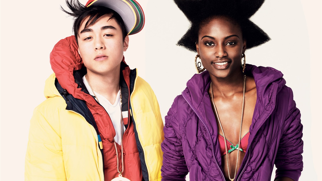 Colorful fashion wallpaper (6) #9 - 1366x768