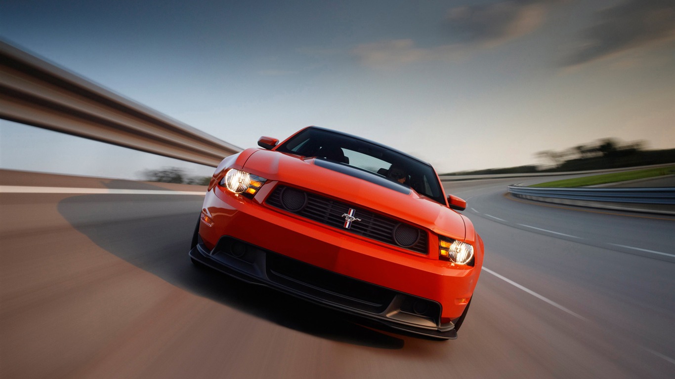 Ford Mustang Boss 302 - 2012 HD tapetu #2 - 1366x768