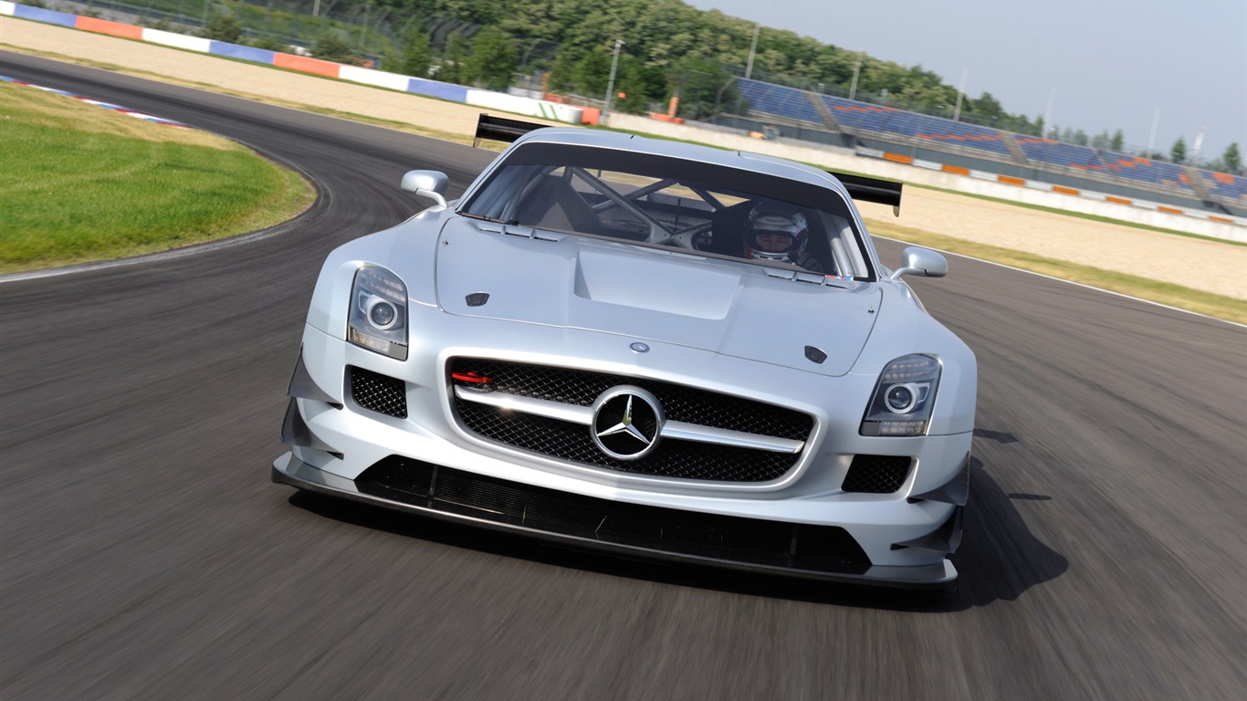 メルセデスベンツSLSのAMGのGT3を - 2010のHDの壁紙 #6 - 1366x768