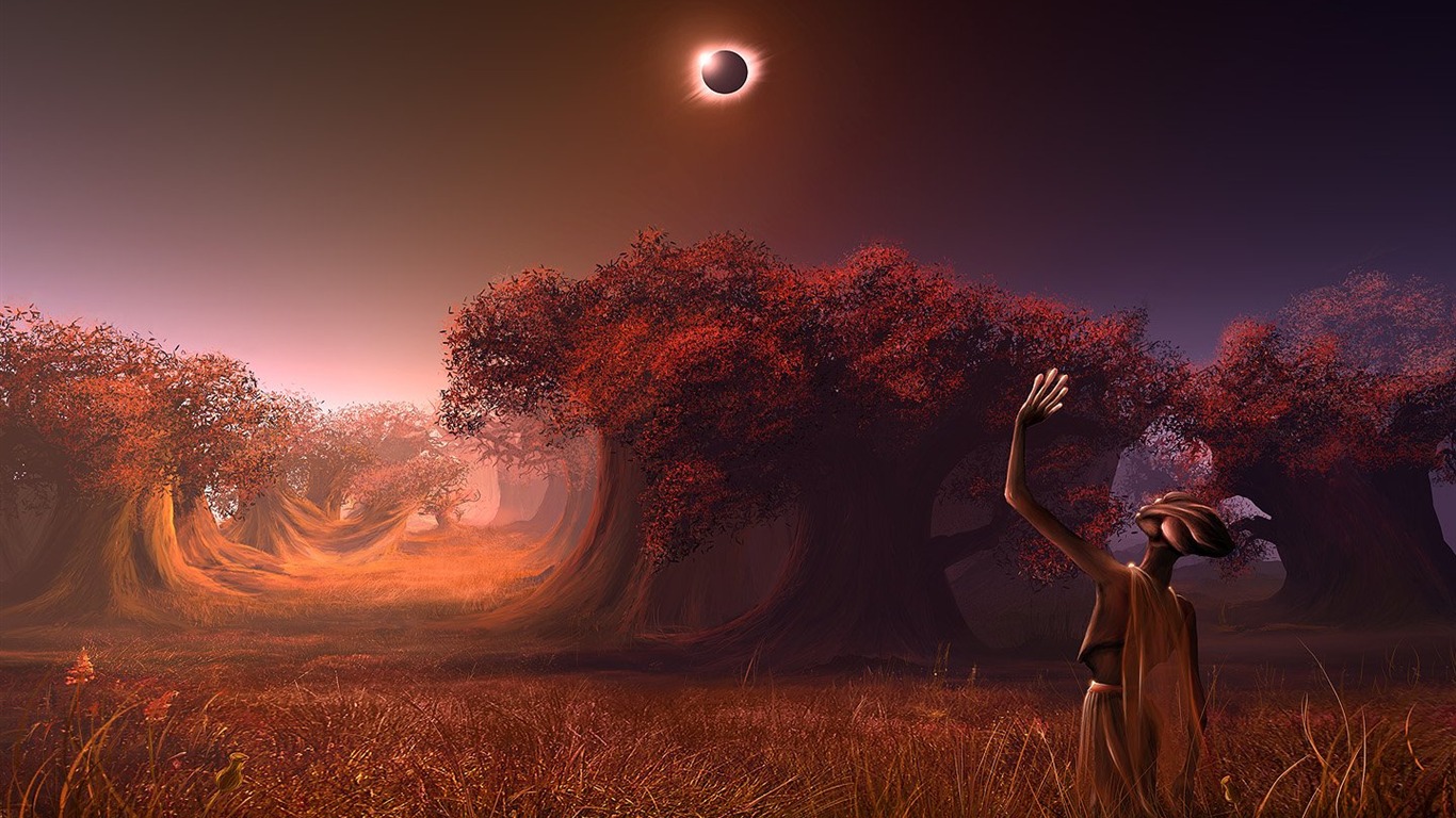 Inga Nielsen 科幻CG壁紙 #6 - 1366x768