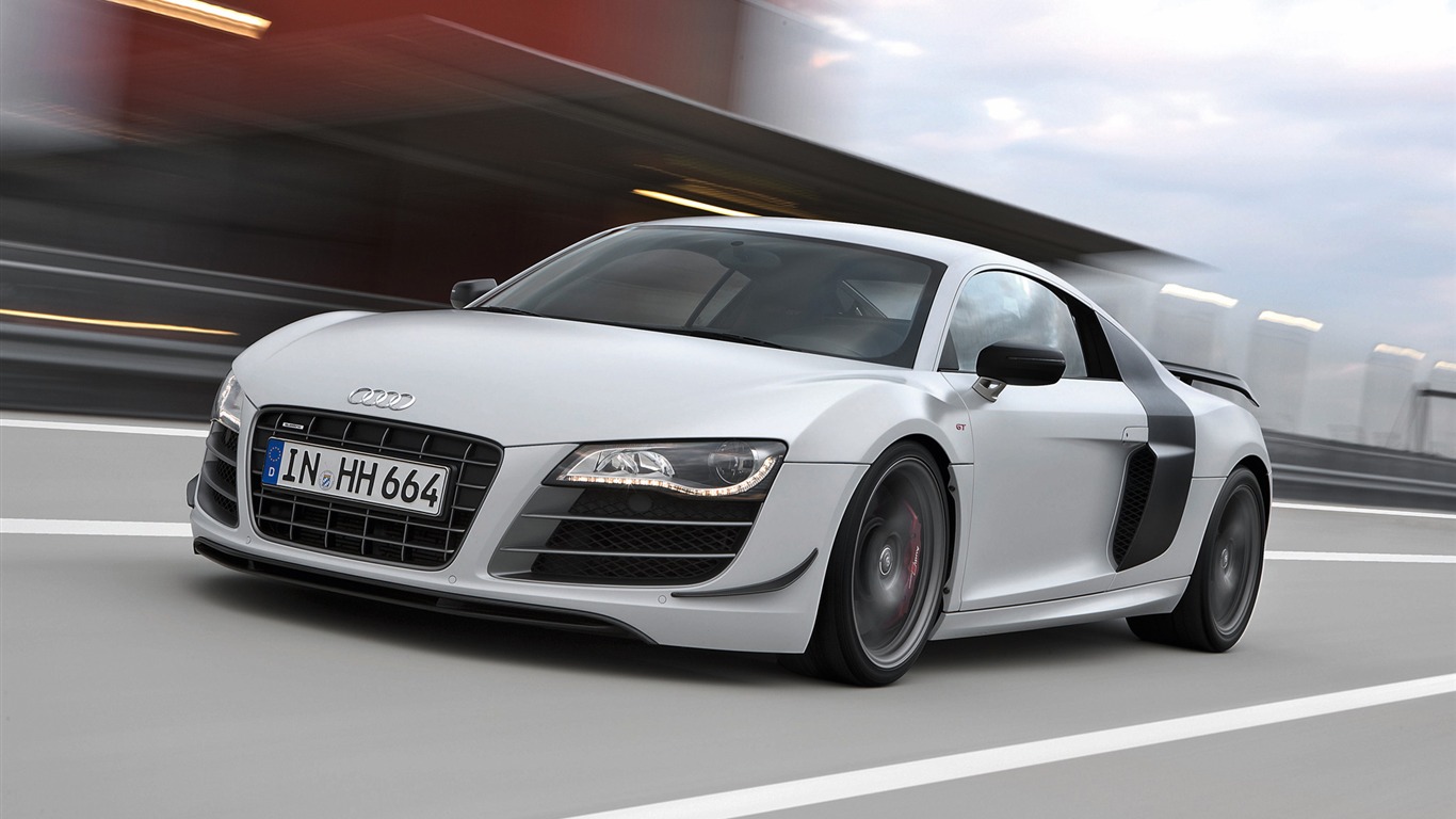 Audi R8 GT - 2010 HD wallpaper #1 - 1366x768