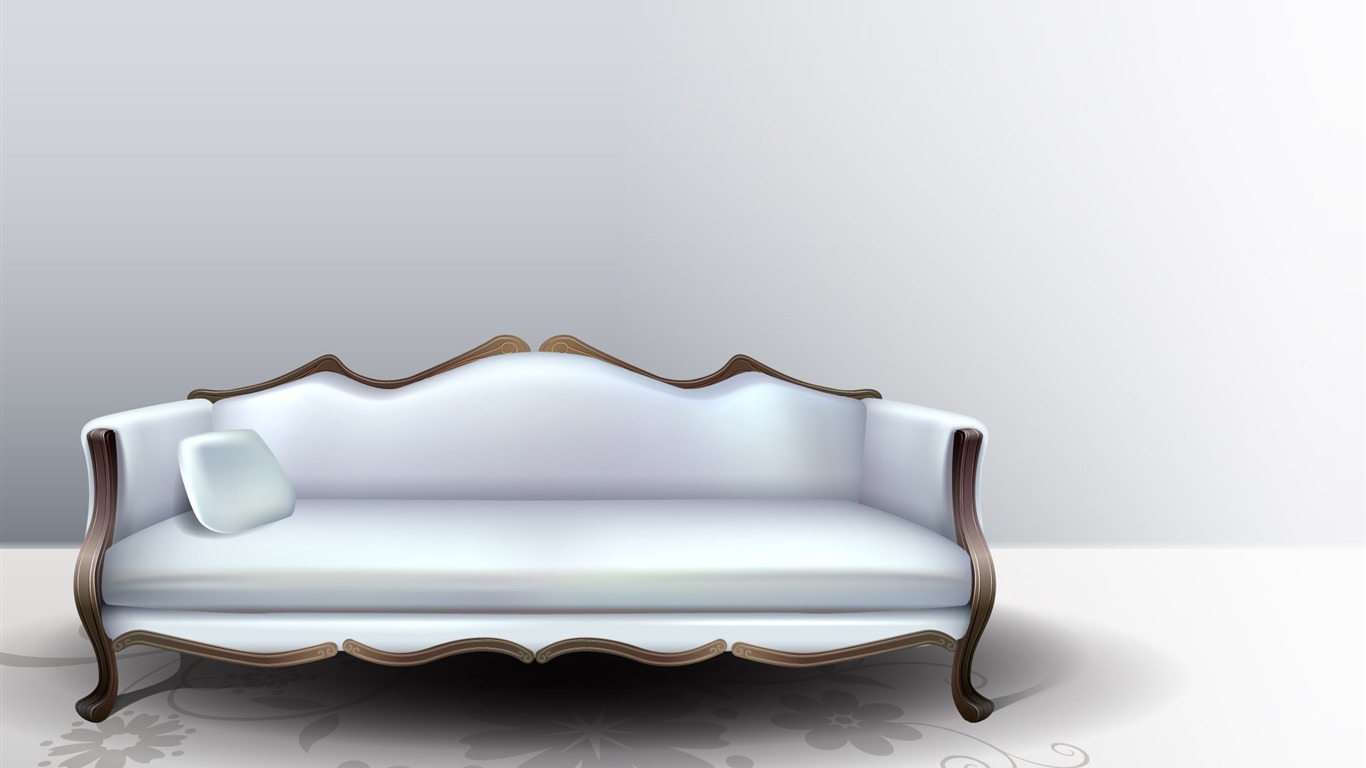 Vector doma tapety (1) #13 - 1366x768