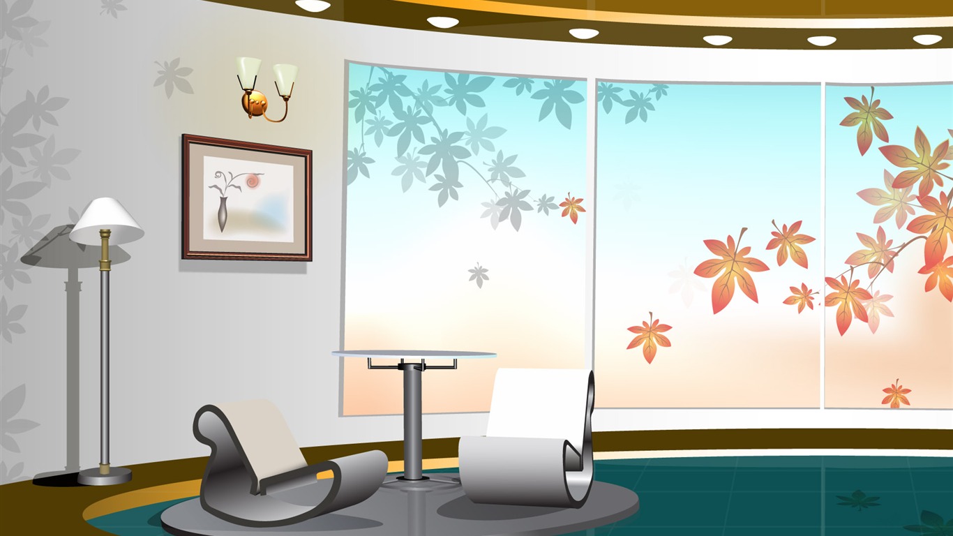 矢量家居 壁紙(二) #3 - 1366x768