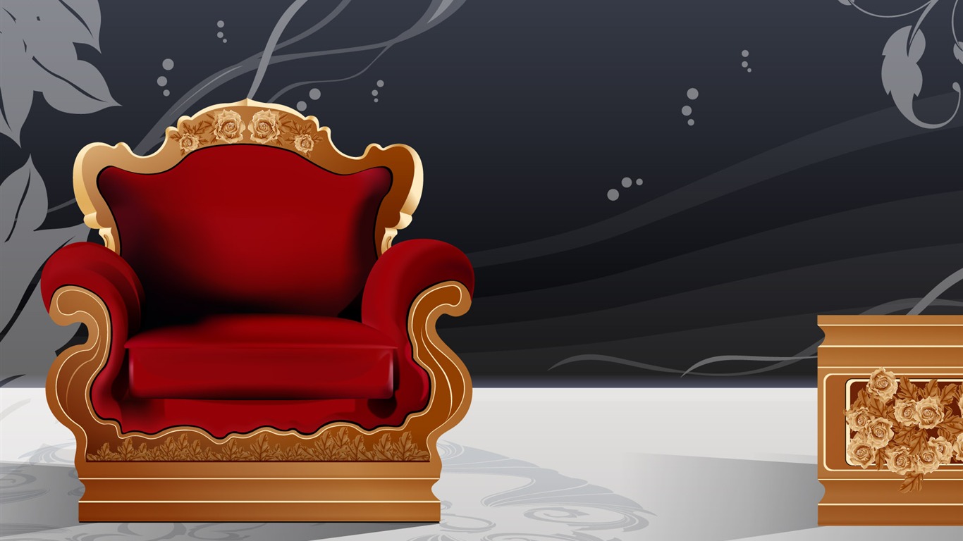 Vector doma tapety (2) #10 - 1366x768