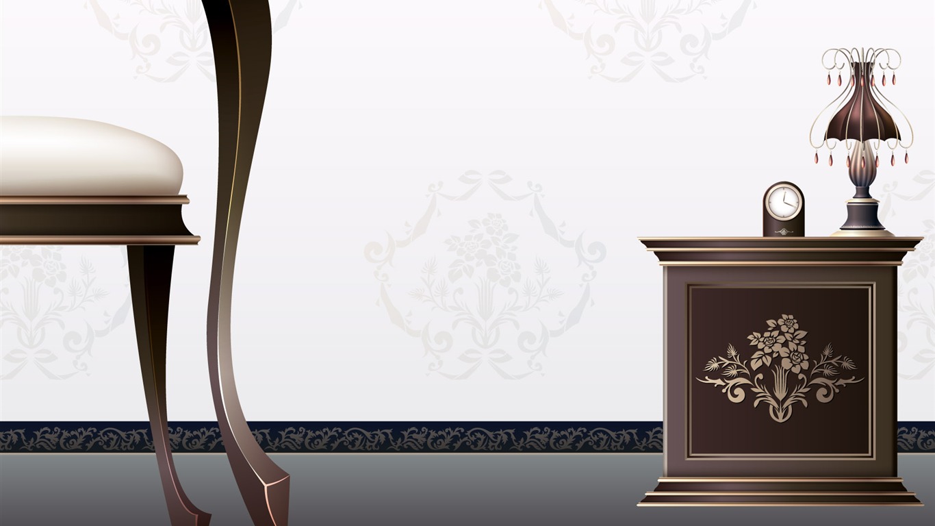 Vector doma tapety (2) #11 - 1366x768