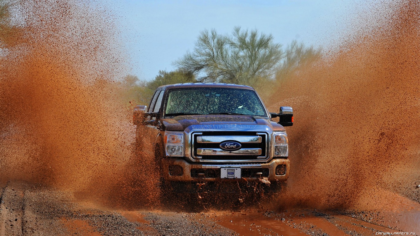 Ford F250 Super Duty - 2011 fonds d'écran HD #6 - 1366x768