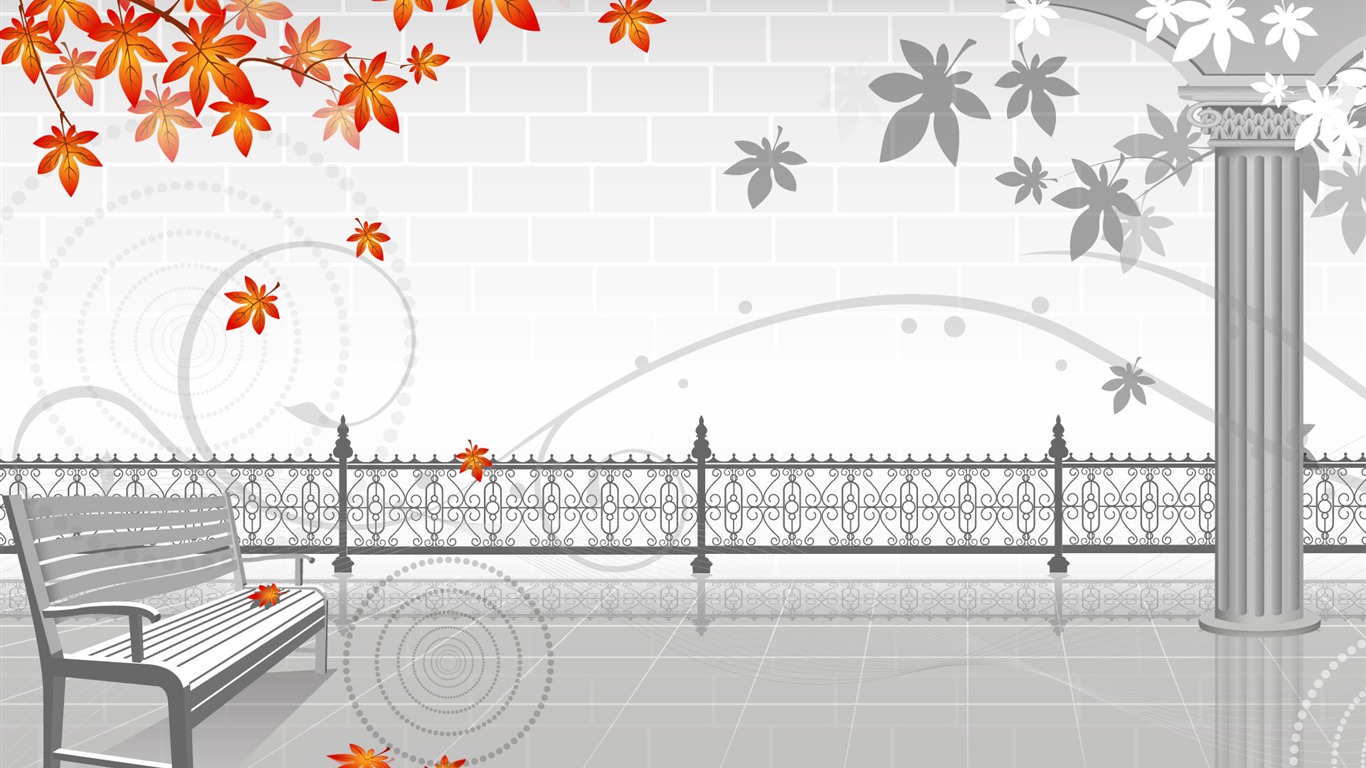 Vector home wallpaper (3) #11 - 1366x768