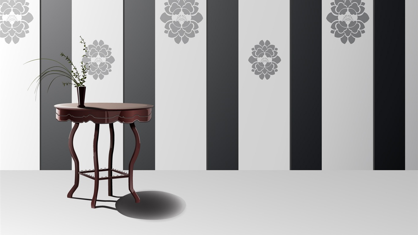 Vector doma tapety (4) #16 - 1366x768