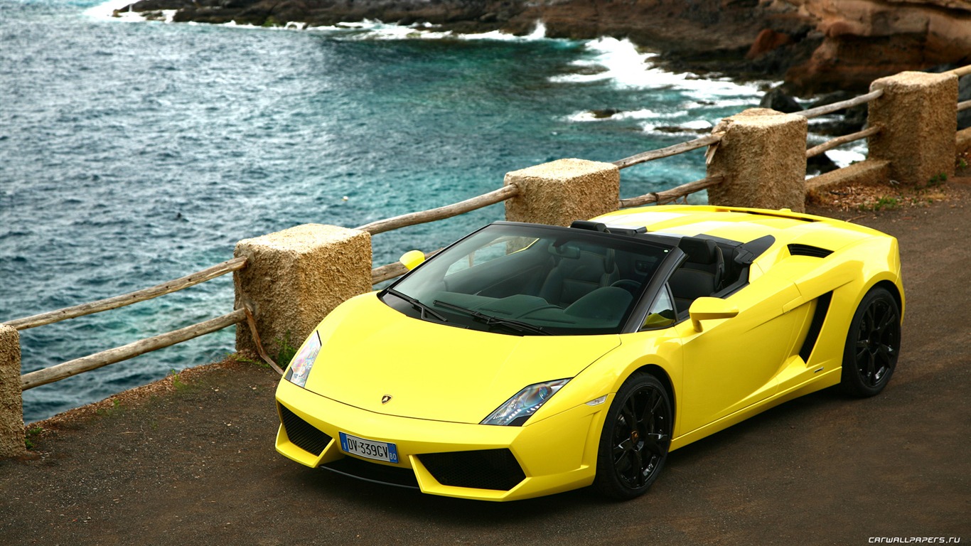 Lamborghini Gallardo LP560-4 Spyder - 2009 HD Wallpaper #1 - 1366x768