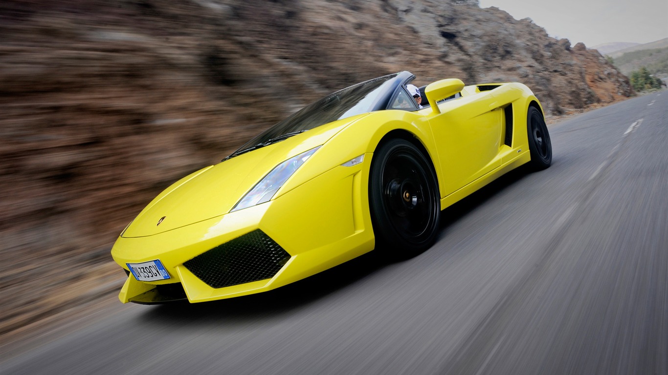 Lamborghini Gallardo LP560-4 Spyder - 2009 HD tapetu #2 - 1366x768