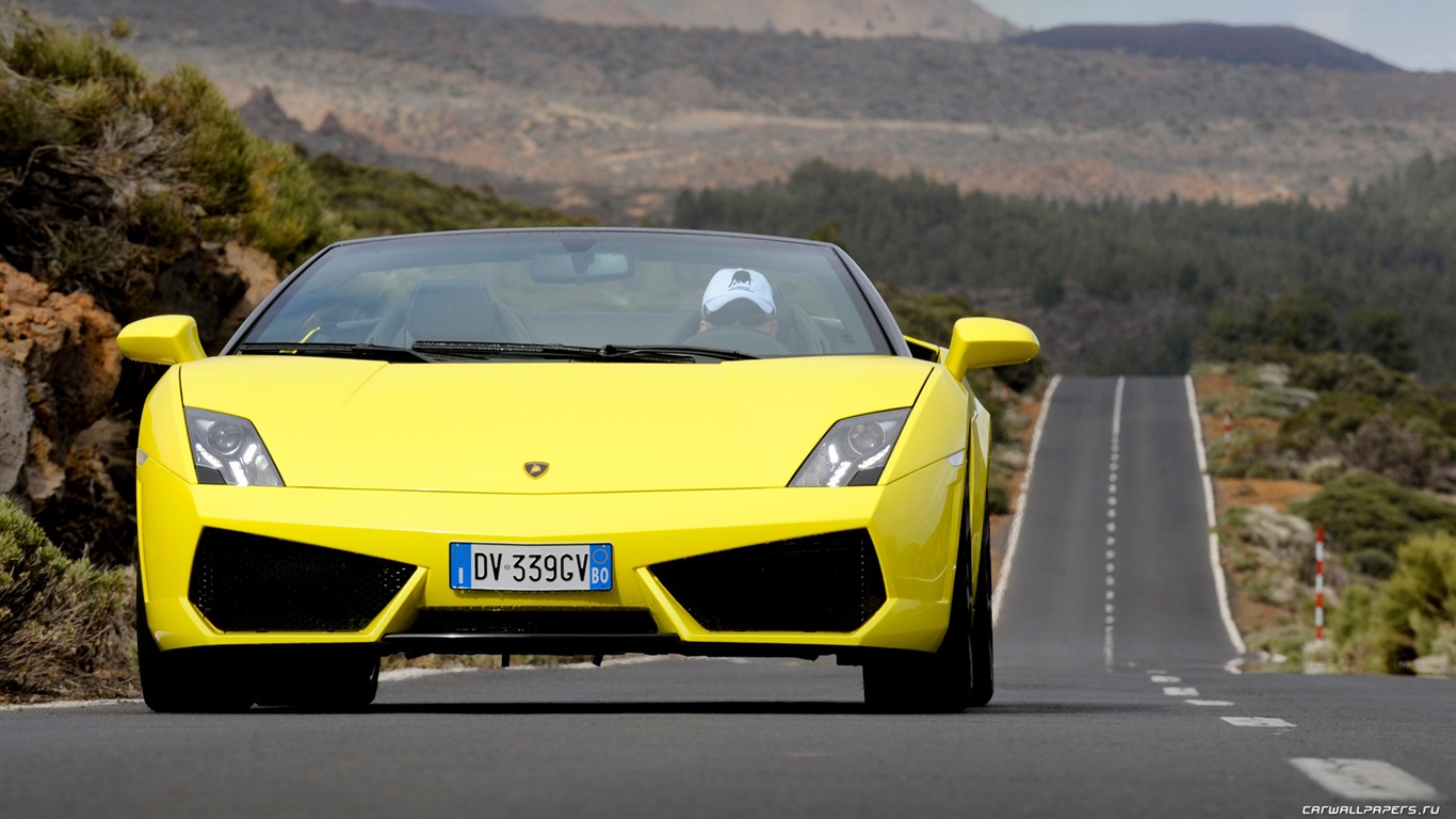Lamborghini Gallardo LP560-4 Spyder - 2009 HD tapetu #3 - 1366x768