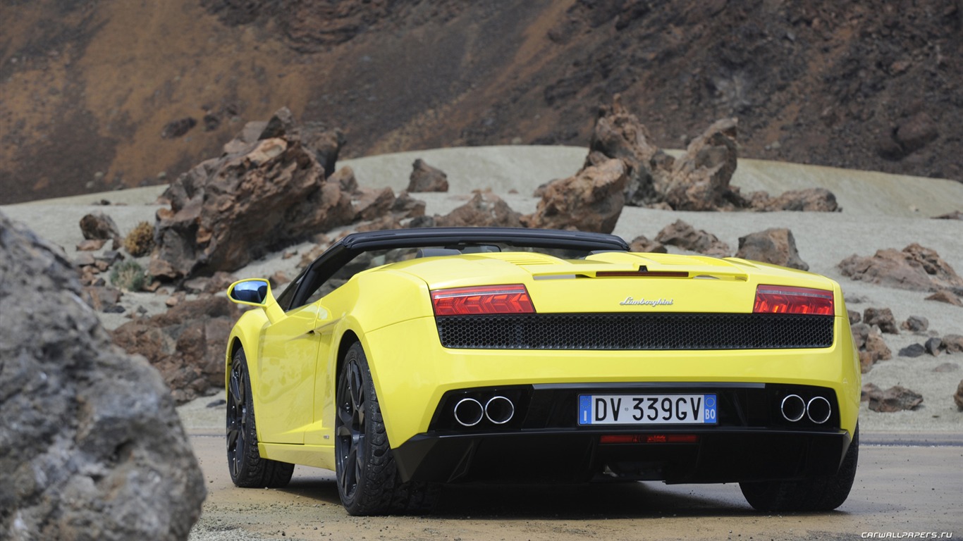 Lamborghini Gallardo LP560-4 Spyder - 2009 HD tapetu #7 - 1366x768