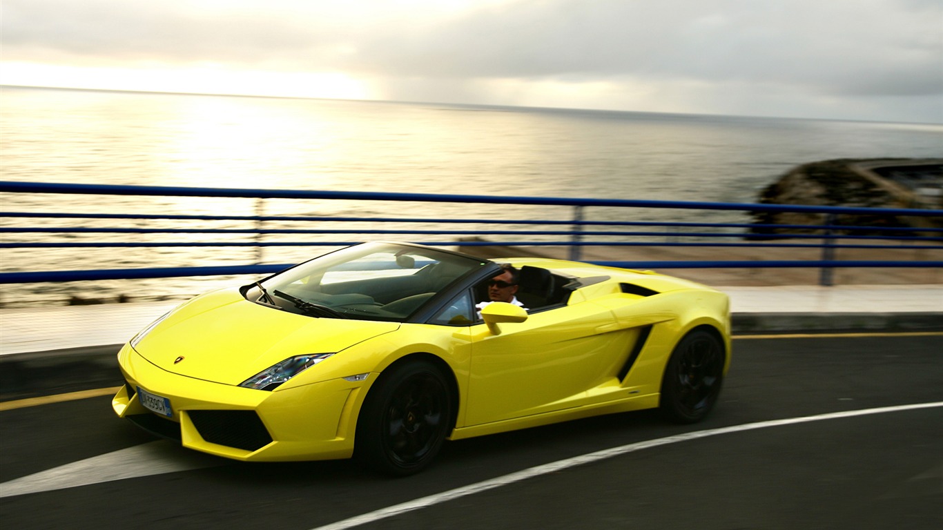 Lamborghini Gallardo LP560-4 Spyder - 2009 HD tapetu #8 - 1366x768