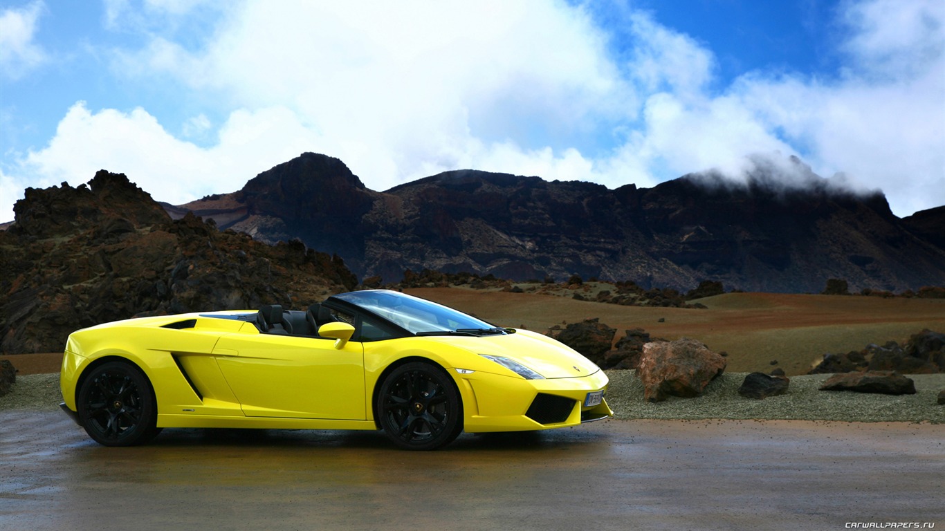 Lamborghini Gallardo LP560-4 Spyder - 2009 HD tapetu #9 - 1366x768