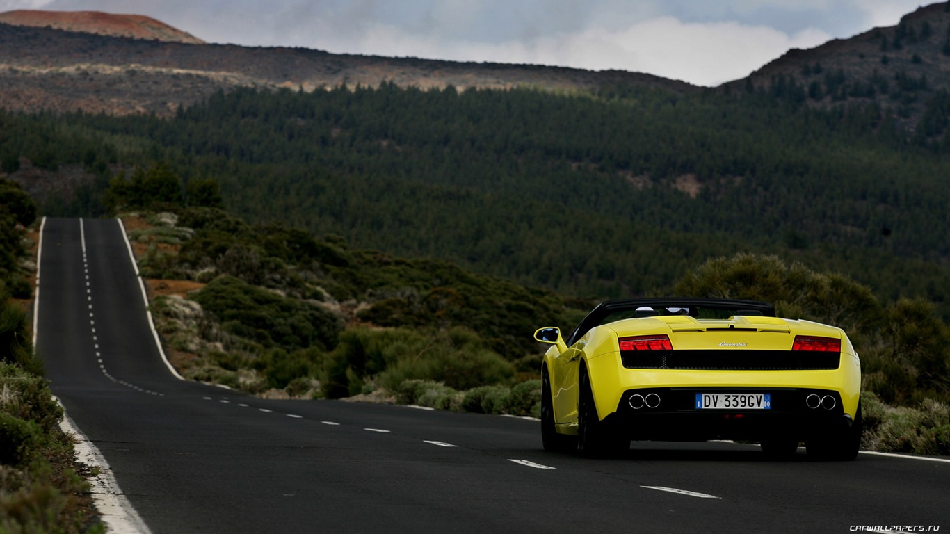 Lamborghini Gallardo LP560-4 Spyder - 2009 HD tapetu #13 - 1366x768