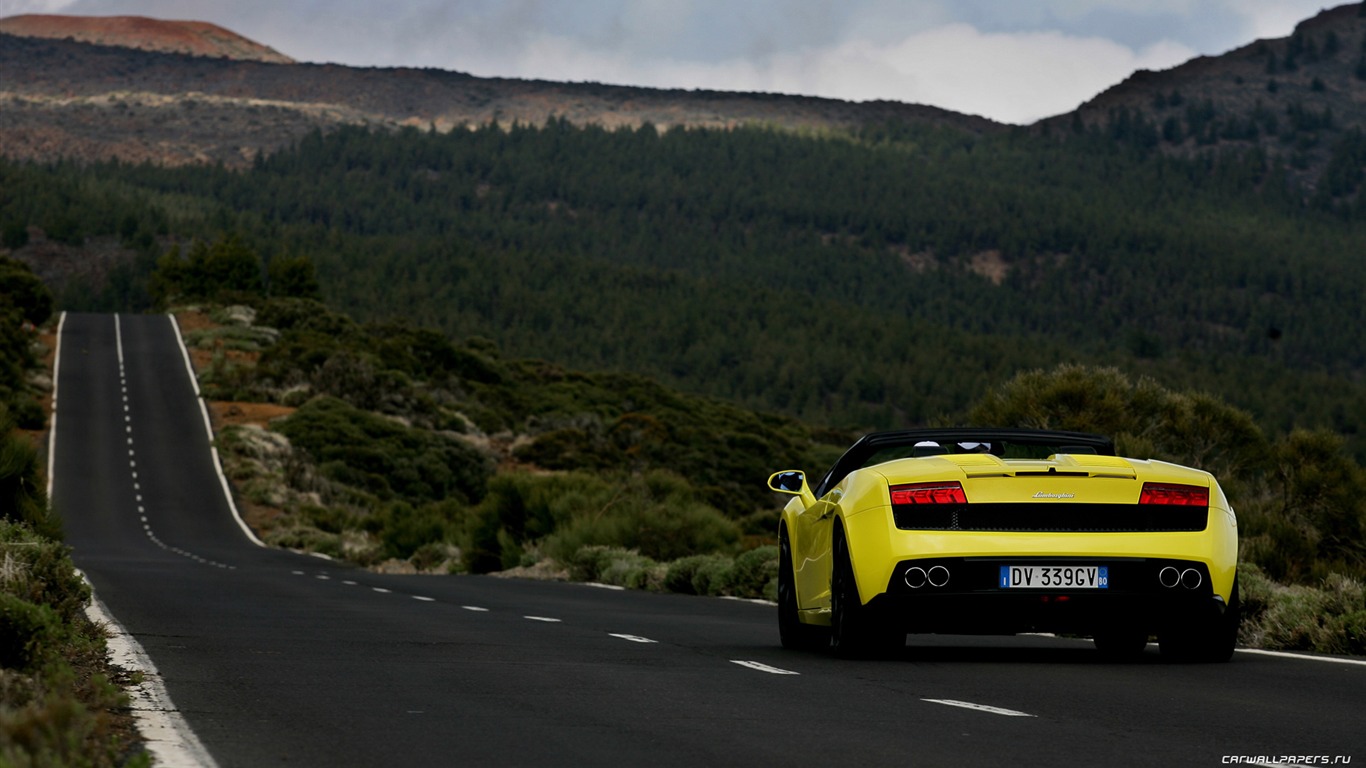 Lamborghini Gallardo LP560-4 Spyder - 2009 HD wallpaper #13 - 1366x768