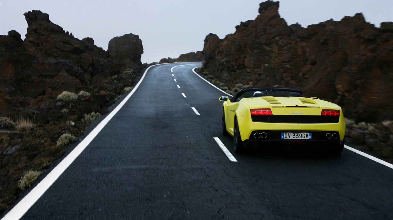 Lamborghini Gallardo LP560-4 Spyder - 2009 HD tapetu #14 - 1366x768