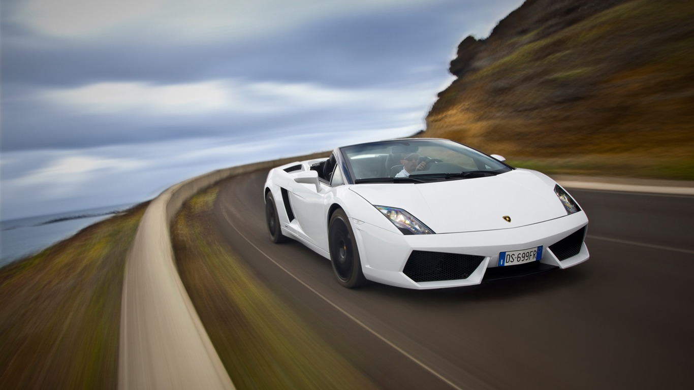 Lamborghini Gallardo LP560-4 Spyder - 2009 HD tapetu #16 - 1366x768