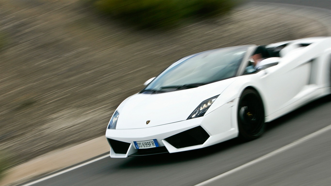 Lamborghini Gallardo LP560-4 Spyder - 2009 HD wallpaper #21 - 1366x768