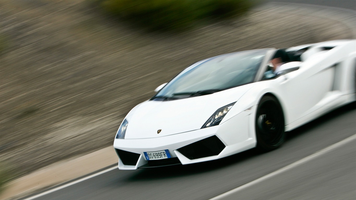 Lamborghini Gallardo LP560-4 Spyder - 2009 HD Wallpaper #21 - 1366x768