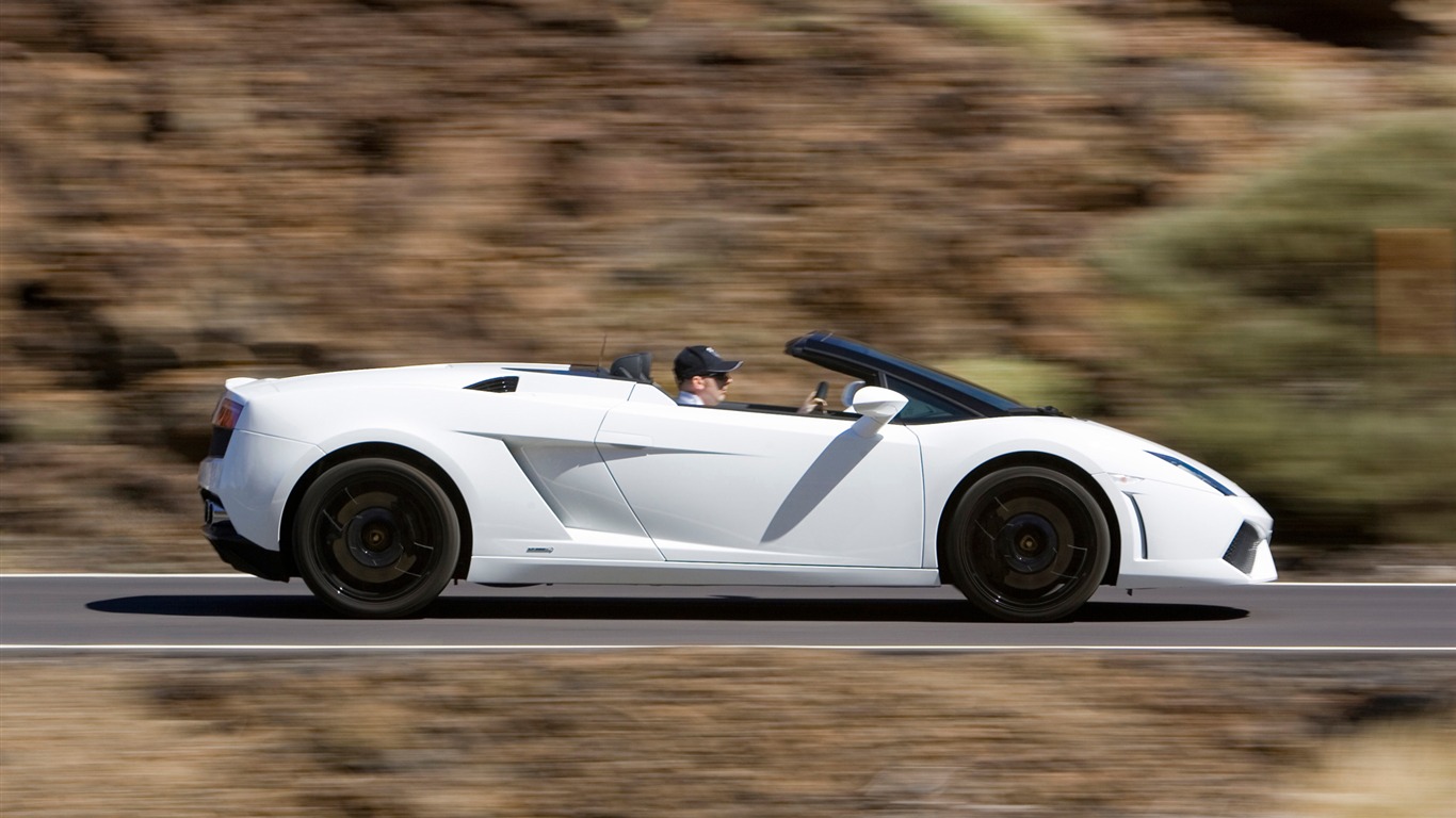 Lamborghini Gallardo LP560-4 Spyder - 2009 HD Wallpaper #25 - 1366x768