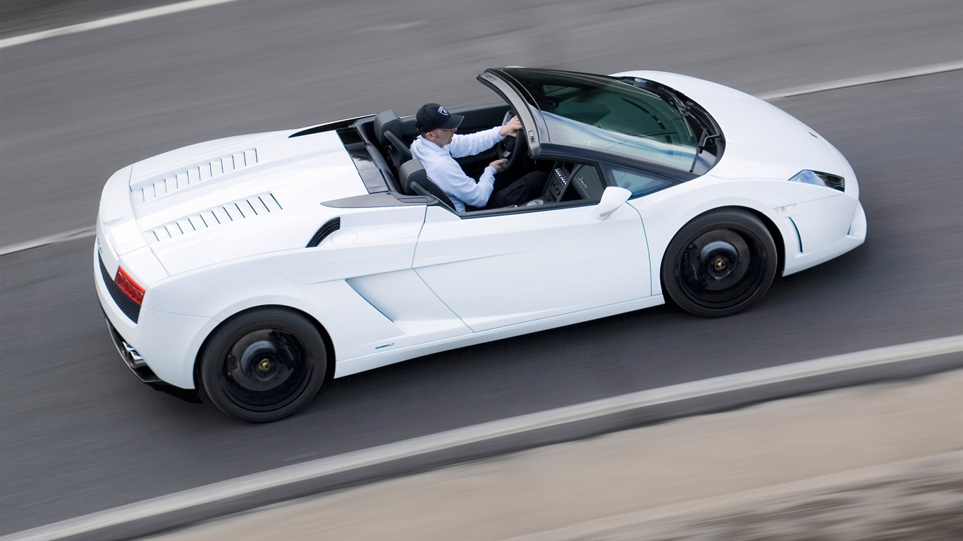 Lamborghini Gallardo LP560-4 Spyder - 2009 HD tapetu #26 - 1366x768